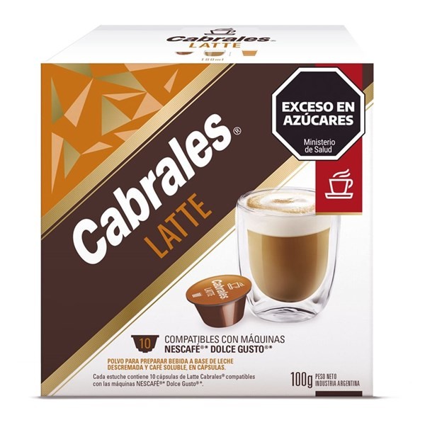 Café en Cápsulas Cabrales Latte x 10 un