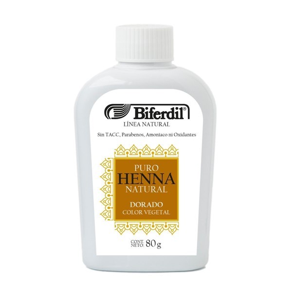 Biferdil Coloracion Henna Natural Dorado 80 gr #1