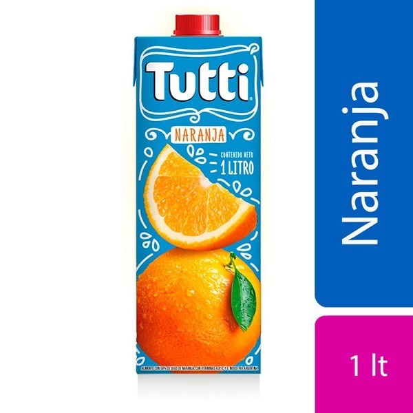 Alimento Líquido Tutti Con Pulpa de Naranja 1 lt. #1