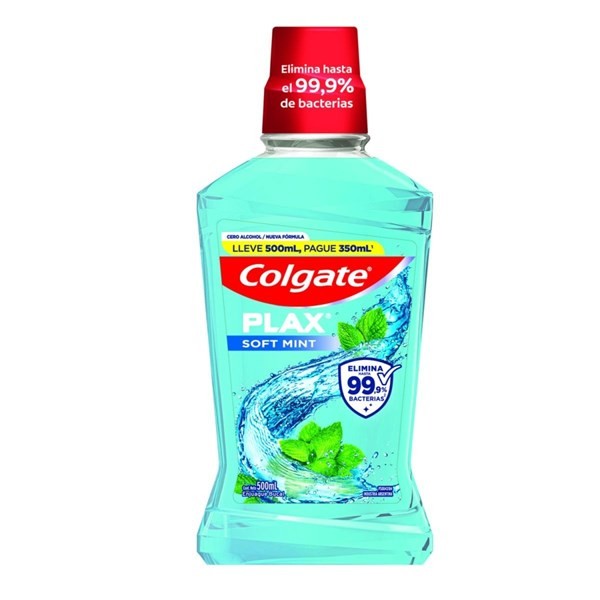 Colgate Plax Enjuague Bucal Plax Soft Mint 500 ml alt