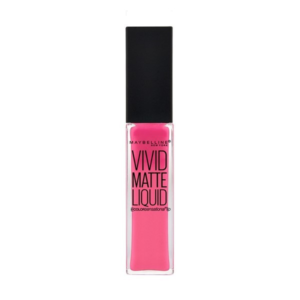 Maybelline Labial Liquido Color Sensational Vivid Matte Liquid | 15 Pink Charge #1