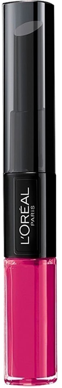 L'oreal París Lápiz Labial Dúo Infallible Larga Duración x 3,4 gr Flawless Fuschia #1