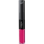 L'oreal París Lápiz Labial Dúo Infallible Larga Duración x 3,4 gr Flawless Fuschia #1