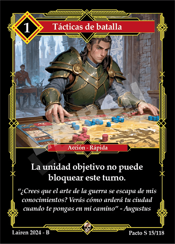 015 Tacticas De Batalla - Coste 1
