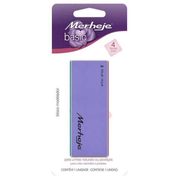 Merheje Bloque Modelador de Uñas -4 Caras- alt