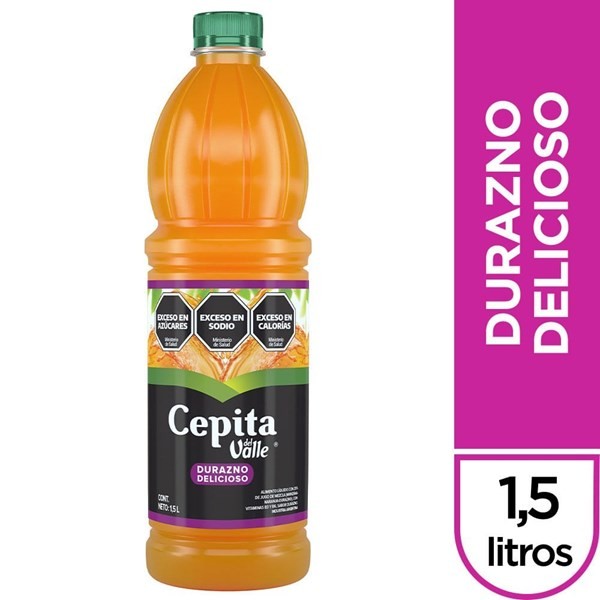Jugo Cepita Del Valle Durazno Delicioso 1.5 L. #1