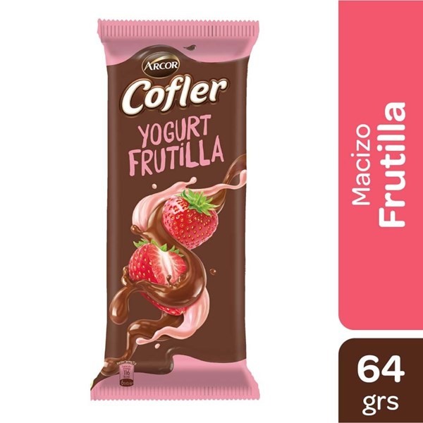 Chocolate Cofler Yougurt Frutilla 64 xgr