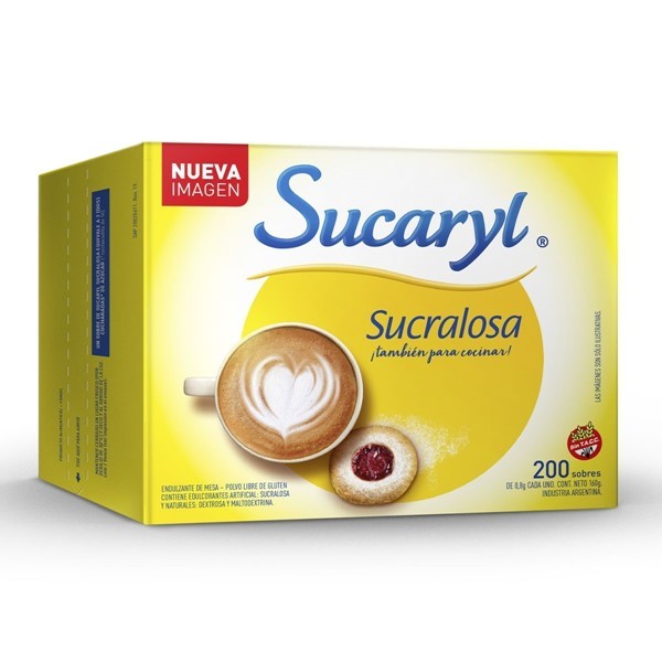 Sucaryl Sucralosa Por 160 gr  200 Sobres alt