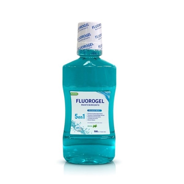 Enjuague Bucal Fluorogel 5 en 1 Mantenimiento x 500 ml #1