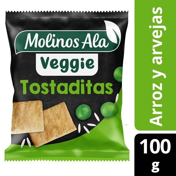 Tostaditas Molinos Ala Veggie Arrozarveja X100 #1