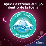 Always Toallas Femeninas Ultrafina Nocturna Con Alas 7 Unidades #4