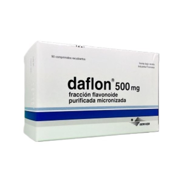 Servier Daflon Diosmina + Hesperidina Micronizada 500 Mg x 90 Comp