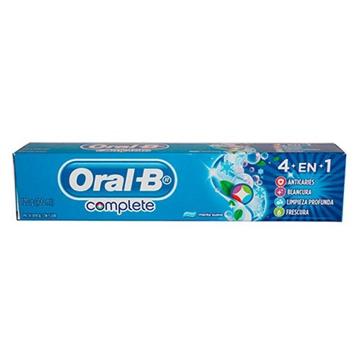 Crema dental Oral-B  4 en 1  | Menta Suave | 3 unidades