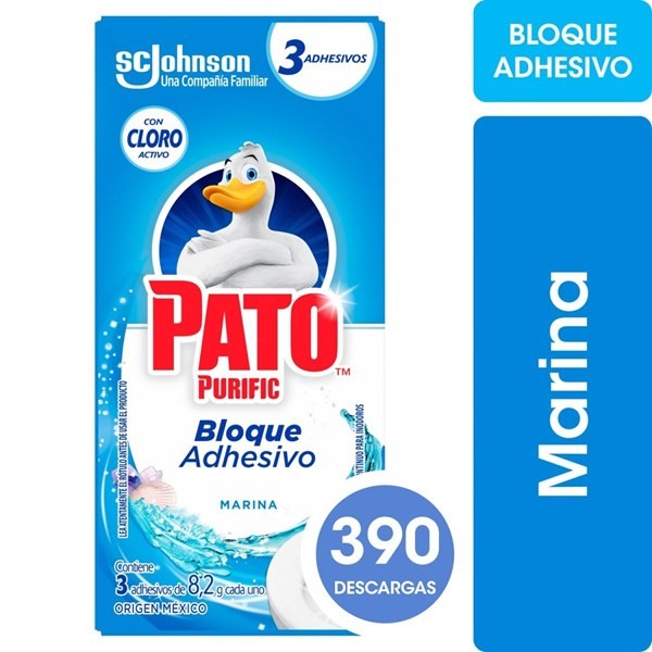 Pato Purific Bloque Adhesivo Para Inodoros Marina #1