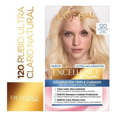 Excellence Kit Coloracion 120 Rubio Ultra Claro Natural #1