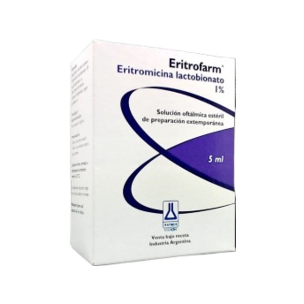 Poen Eritrofarm Eritromicina 1% Colirio x 5 ml #1