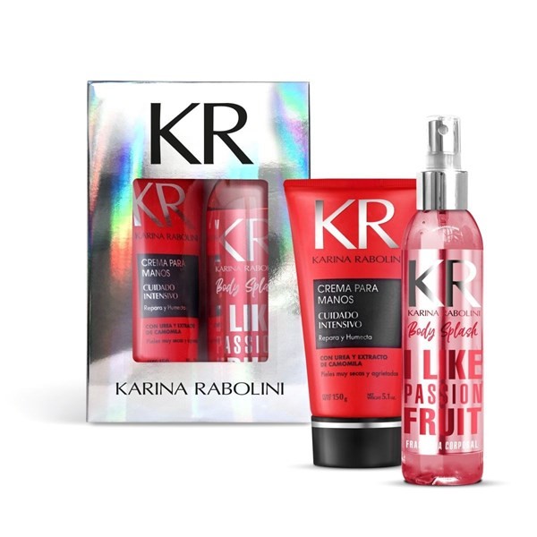 Karina Rabolini Set Crema para Manos + Body Splash Passion Fruit