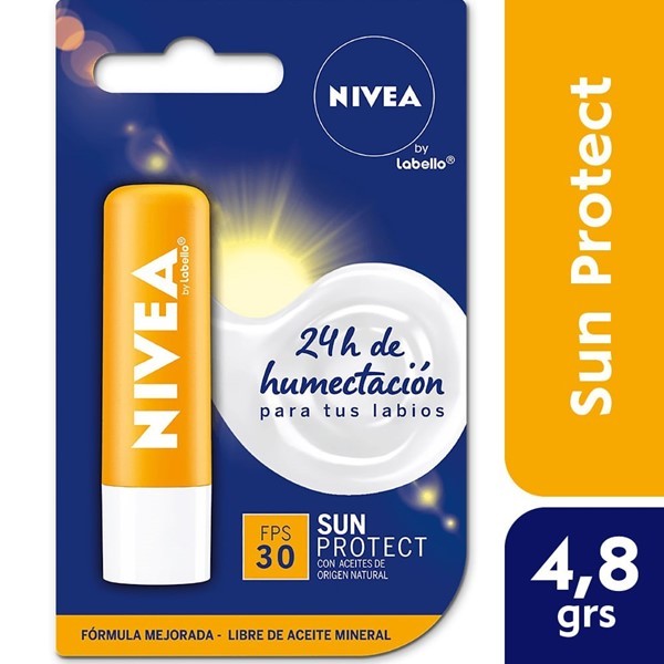 PROTECTOR NIVEA LABIAL SUN CON FPS30 4.8 GR #1