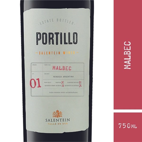 Vino Portillo Malbec 750 ml