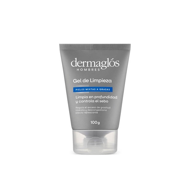 Gel de Limpieza Dermaglós Hombres Refrescante 100g