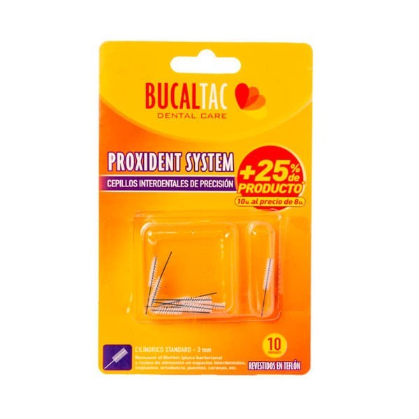 Bucal Tac Cepillo Interdental Cilíndrico Standard 3 Mm (10 Unidades) alt