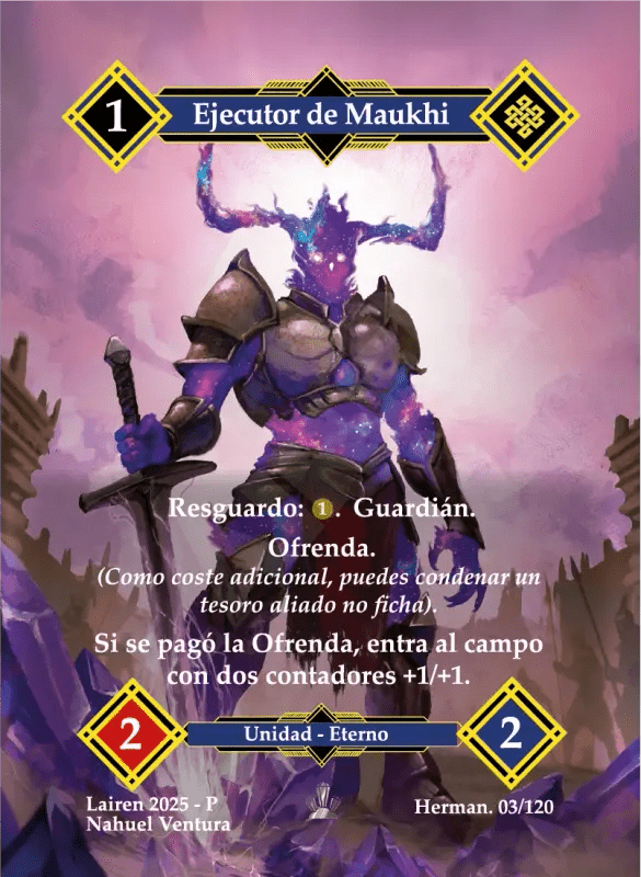 003 Ejecutor De Maukhi Full Art - Coste 1