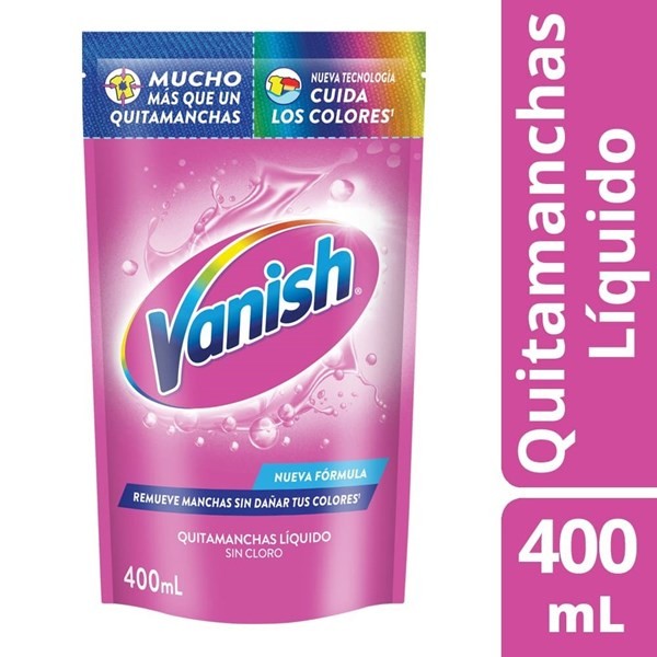 Quitamanchas Líquido Vanish Multiuso Repuesto 400 ml #1
