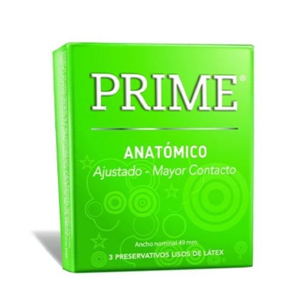 Prime Preservativos Anatomico (3 Unidades) #1
