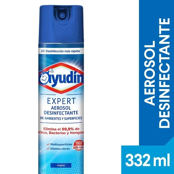 Aerosol Desinfectante Ayudin Expert Frescura Matinal 332 Ml #1