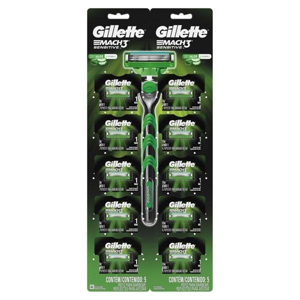 Gillette Cartuchos Repuesto Gillete Mach 3 1 uni #1