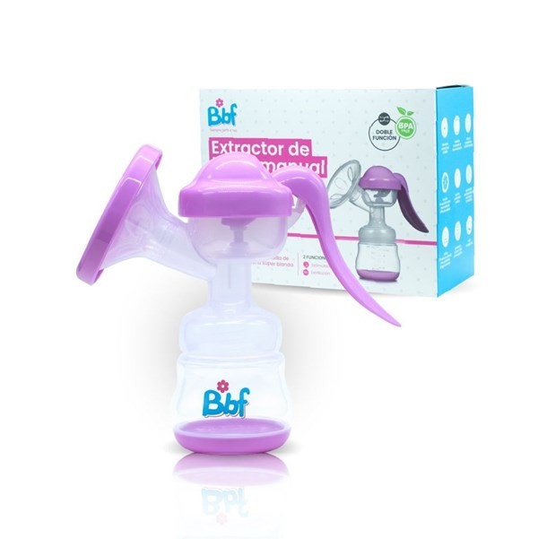 Bebefantitos Sacaleche Manual Doble Funcion Y Mamadera 150 ml
