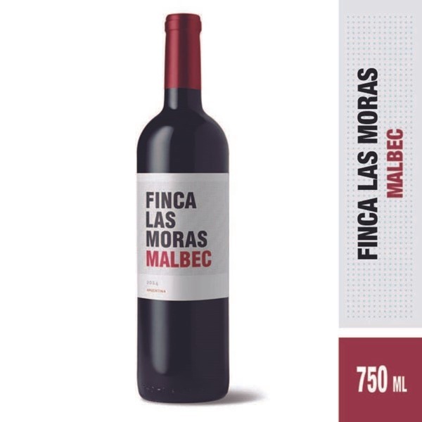 Vino Tinto Las Moras Malbec 750 Cc #1