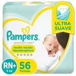 Pampers Pañales Premium Care Talle Rn (56 Unidades) #1