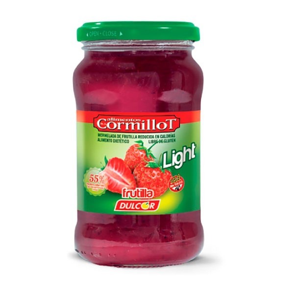 Mermelada Light Cormillot Frutilla 390 Gr