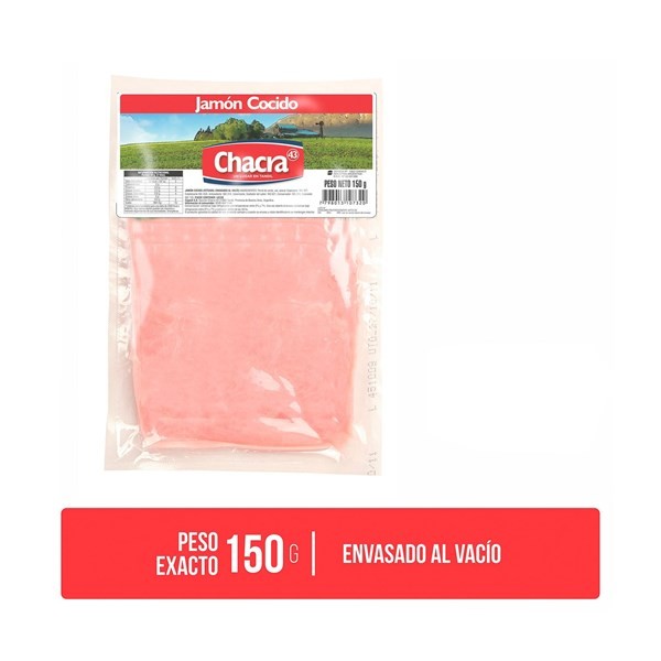 Jamón Cocido Feteado Chacra 43 150 g. #1