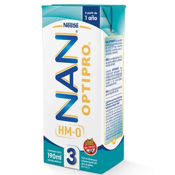Nan Fórmula Láctea Optipro 3 190 ml alt