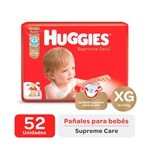 Pañales Huggies Talle Xg Supreme Care Ahorropack 52 Uni #1