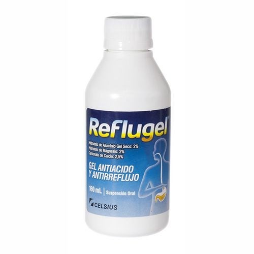 Reflugel  | 160ml | Hidróxido de aluminio (equiv. en gel seco) + hidróxido de magnesio + carbonato de calcio. #1
