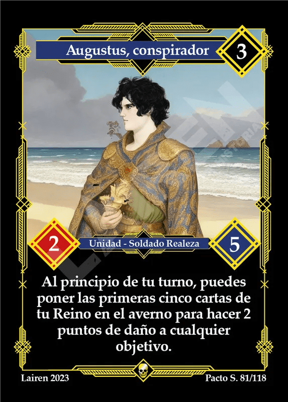 081 Augustus, Conspirador 1ra Edicion - Coste 3