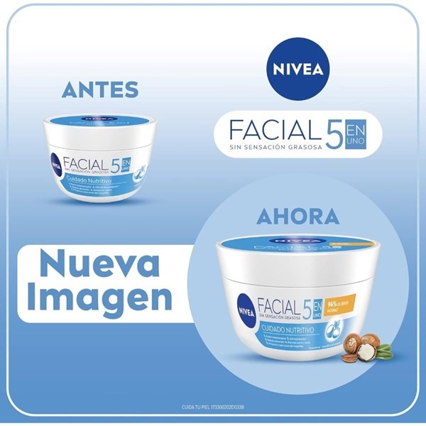 NIVEA FACE CREMA 5EN1 CUIDADO NUTRITIVO 50ML #1