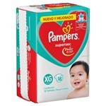 Pañal Pampers Supersec Megapack Xg #3