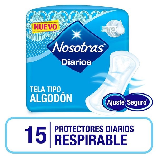 Protectores Diarios Respirables (15 Unidades)