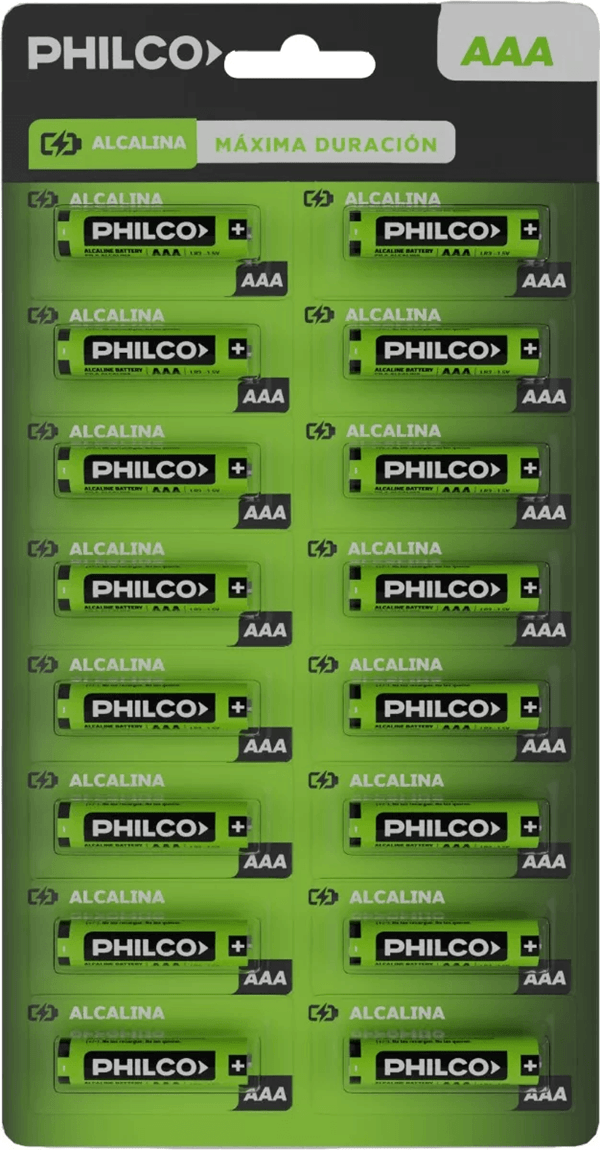 Pilas Aaa Philco Alcalinas 1.2V