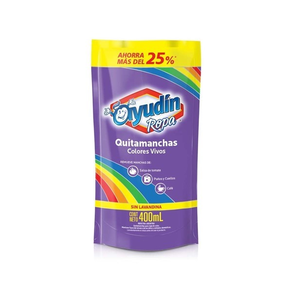 Quitamanchas Ayudin Ropa Colores 400ml alt