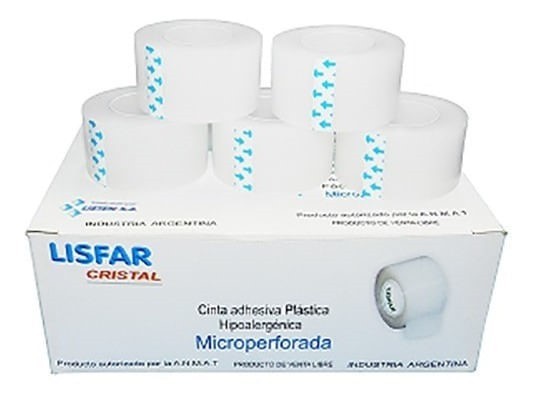 Lisfar Cinta Adhesiva Plástica 500 ,cm x 9 mts 6 Unidades