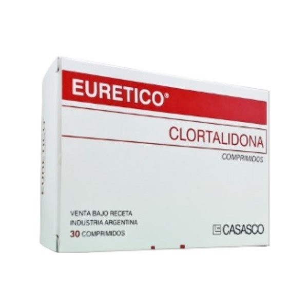 Casasco Euretico Clortalidona 50 Mg x 30 Comp