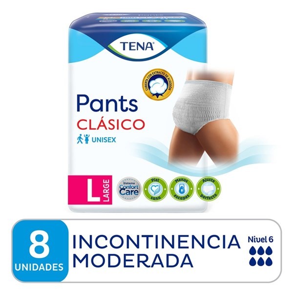 Tena Ropa Interior Pants Clásico Talle l (8 Unidades) #1