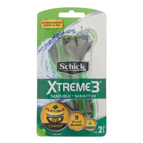 Schick Máquina de Afeitar 3 xtreme Piel Sensible (4 Unidades) #1