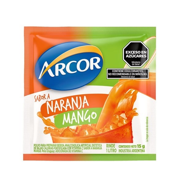 Jugo en Polvo Arcor Naranja Manzana x 15 gr #1
