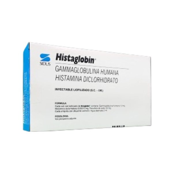 Sidus Histaglobin Gammaglobulina Humana + Histamina Jeringa #1
